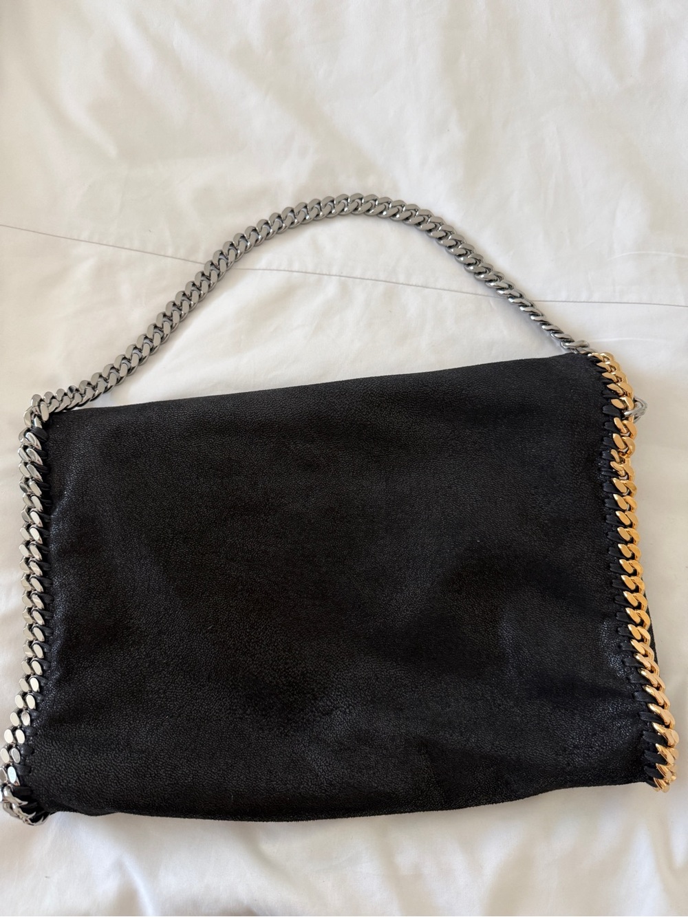 Stella McCartney Black Shoulder Bag with Gold & Silver Chains OP $1595 - Picture 10 of 16